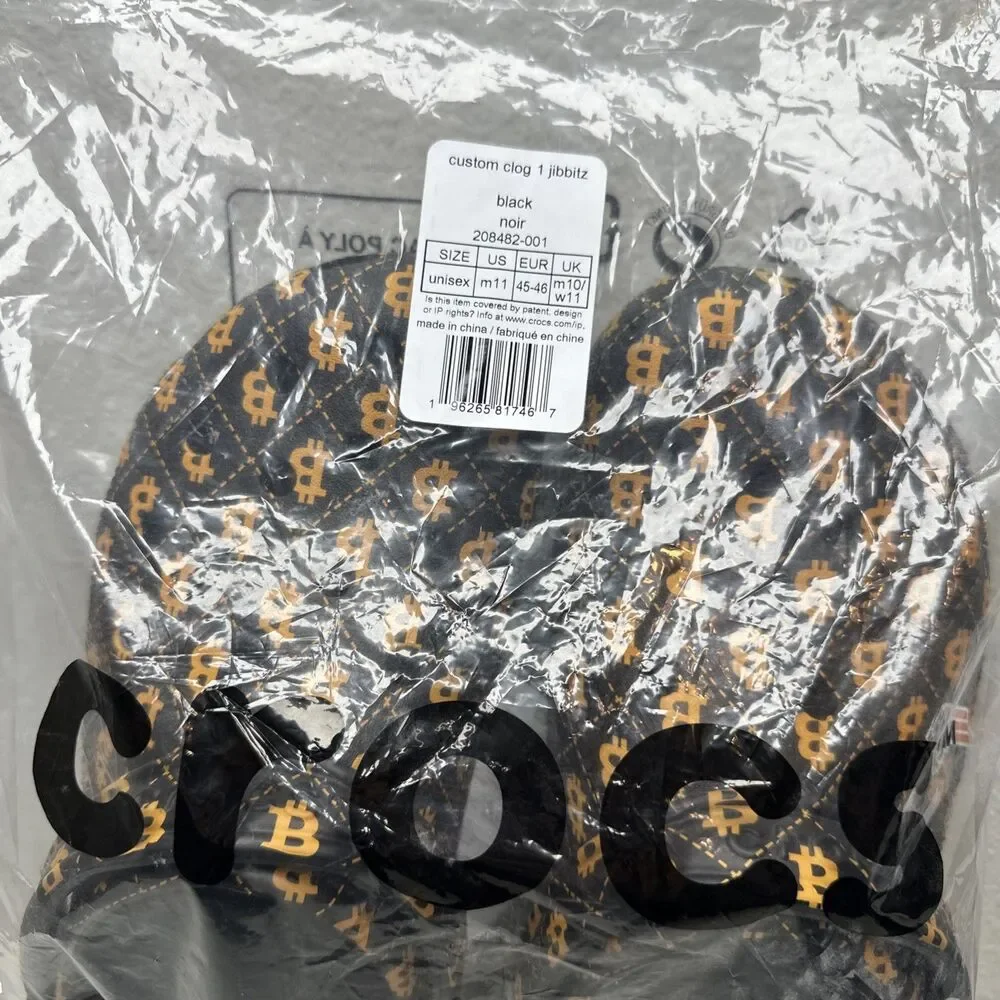 Bitcoin Magazine LIMITED EDITION BITCOIN CROCS SIZE 11